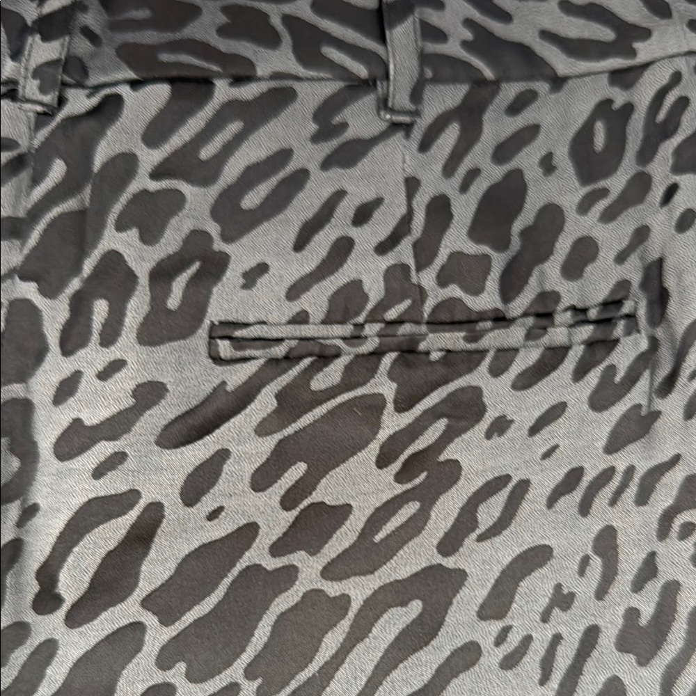 Equipment- Animal Print Flare Pants- sz. 4 - Picture 8 of 16